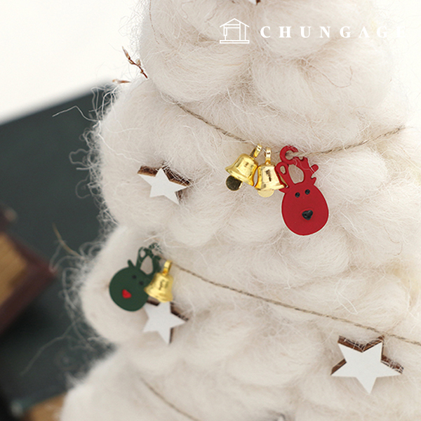 Christmas Bell Charm Petit Anjou 金色 6 毫米