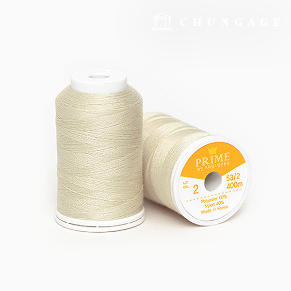 KOASA 縫紉線 縫紉機線 縫紉線 Fine Prime Sewing Only Thread 燕麥色 75967